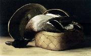 Hirst, Claude Raguet Still Life with Duck in a Basket Sweden oil painting artist